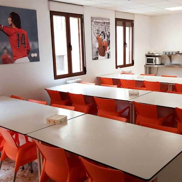 Dining hall at the residence